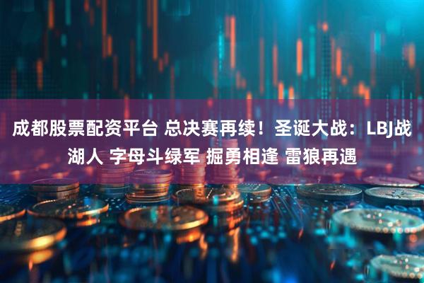 成都股票配资平台 总决赛再续！圣诞大战：LBJ战湖人 字母斗绿军 掘勇相逢 雷狼再遇